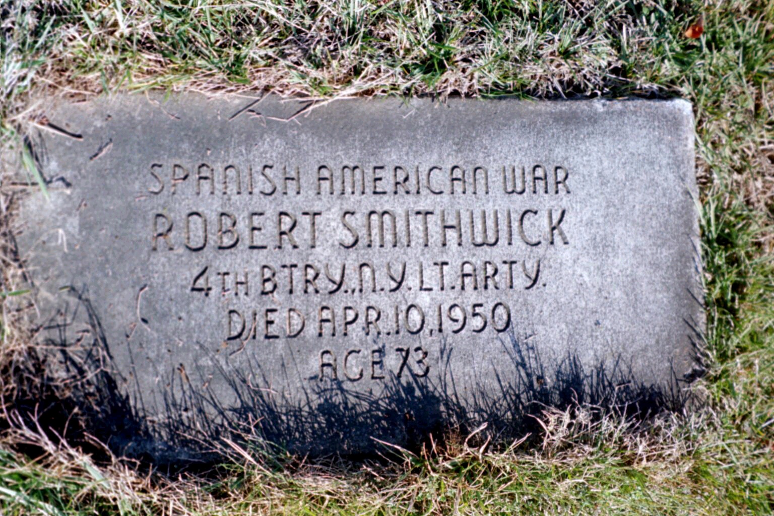 Robert C. Smithwick - footstone