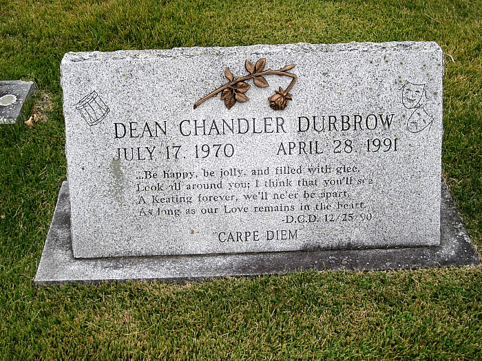 Dean Chandler Durbrow - headstone