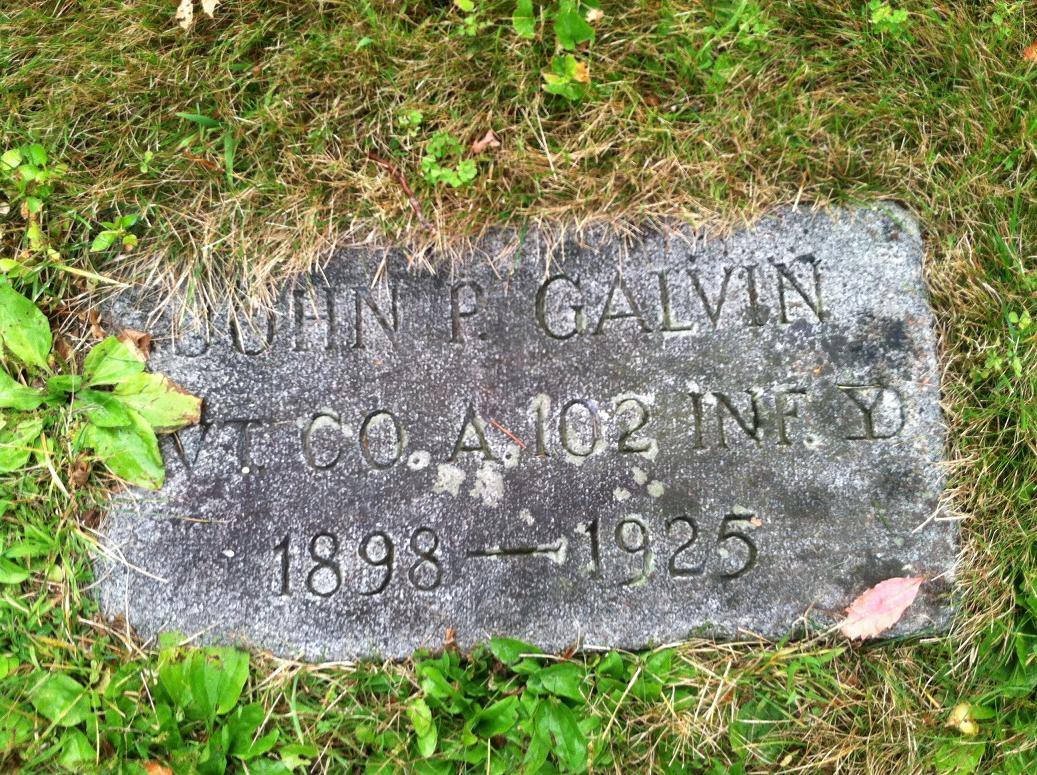 John Galvin - gravestone