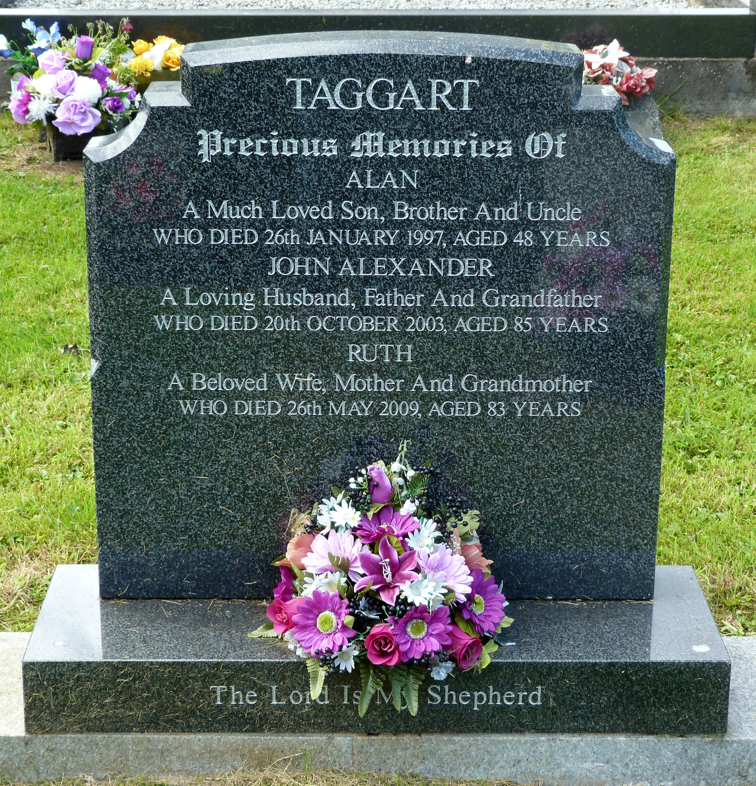 Taggart - gravestone